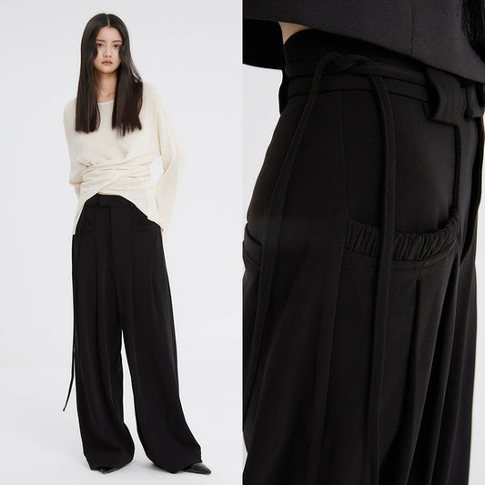 سروال بطول الطابق غير المقيد