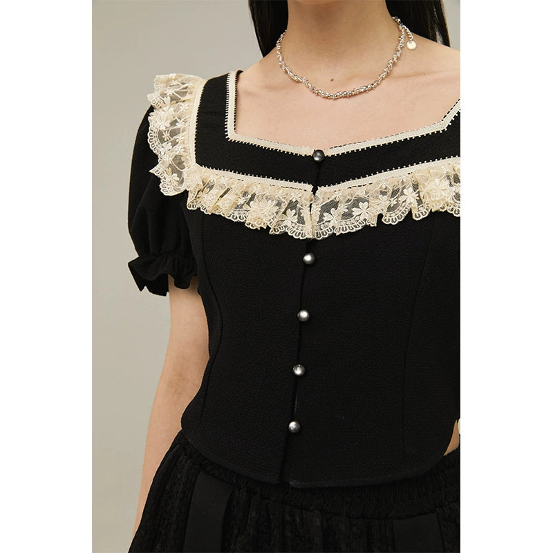 أسود ورمادي مشقوقة -سروال مريكو مريكو