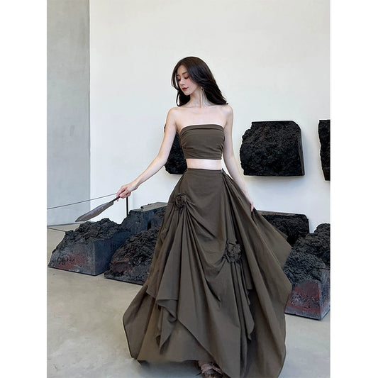 Базовый коричневый бюстгальтер: лето