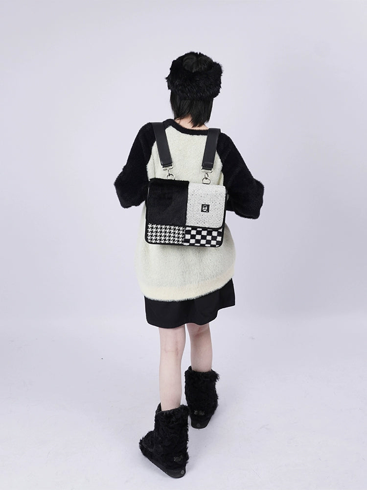 Y2K Splice Crossbody Backpack