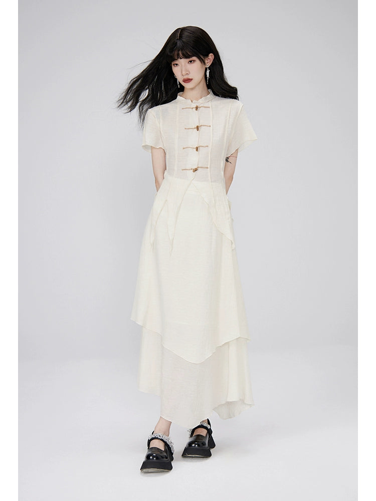 New Chinese two-piece set Stylish Japanese style setup