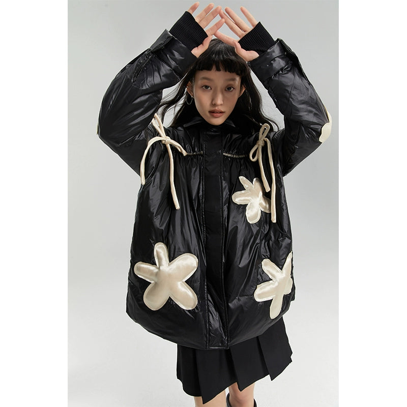 أنيقة أسفل البطة أسفل المعطف