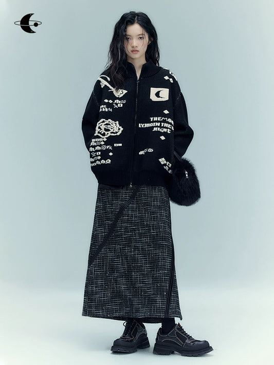 Chenille Jacquard 스웨터 : Spring Chic