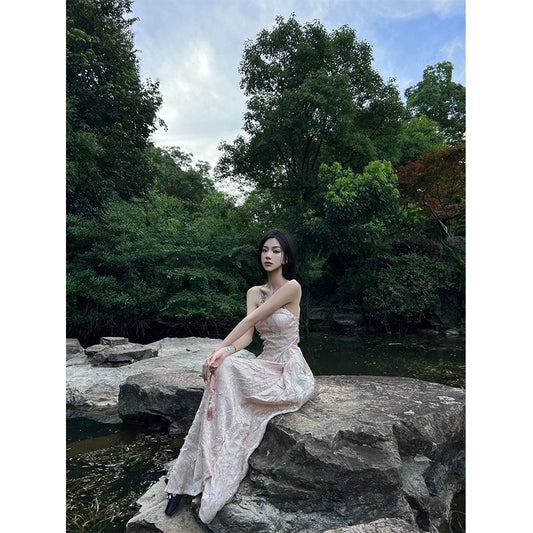 French Jacquard Dress