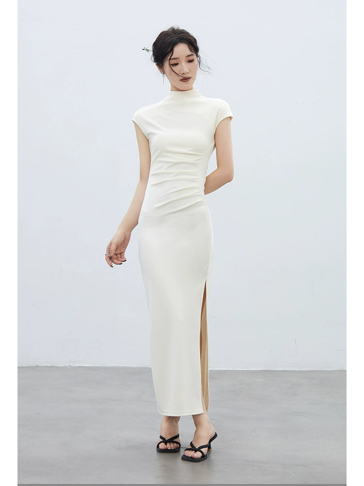 فستان جديد في الرقبة الصينية