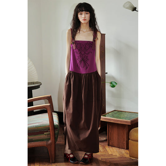 Embroidered Maxi Dress