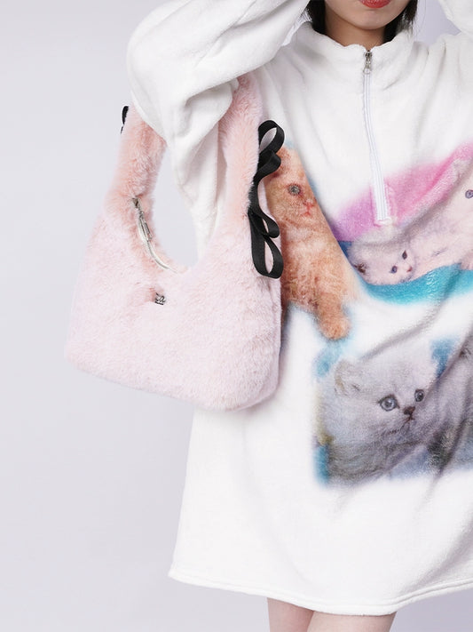 Fur Winter Shoulder Bag