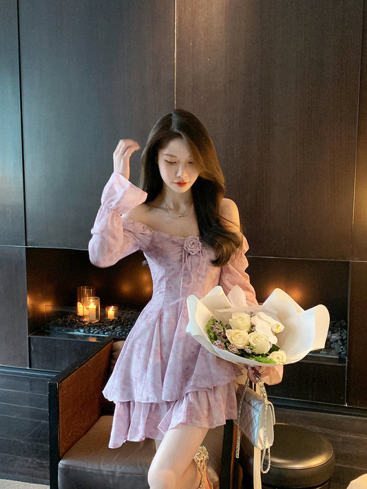 Lotus Leaf Flower Dress by Immortal Desire