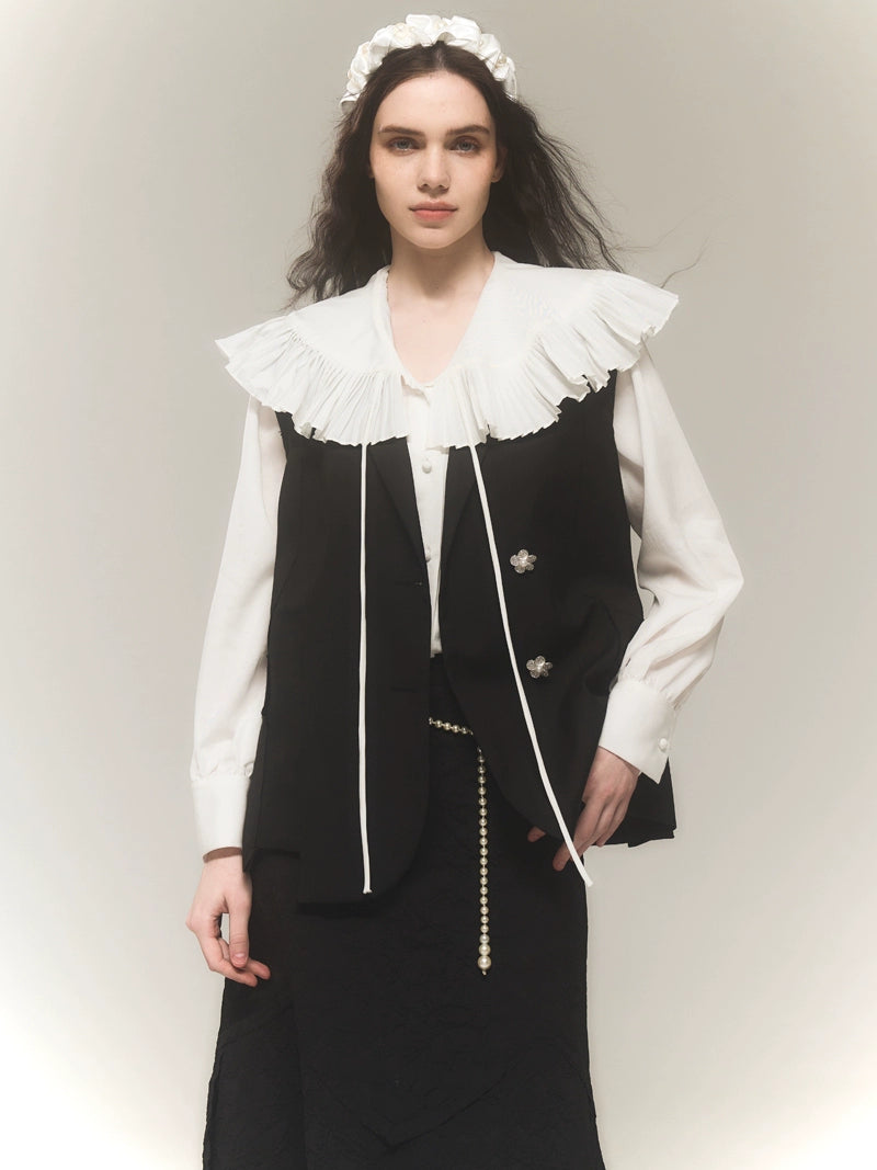 Abito giubbotto irregolare nero