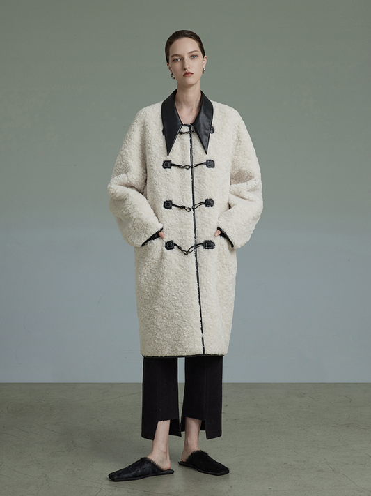 Irregular Cropped Wool Pants