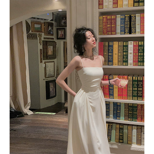 여름 흰색 청험 주름 세트