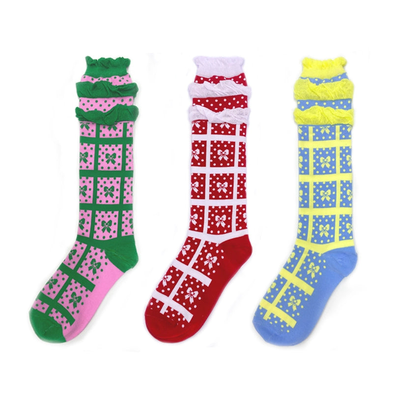 Ruffled Socks 3-Pair Set