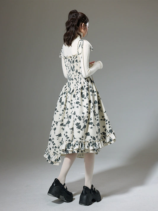 فستان حافة مزدحمة