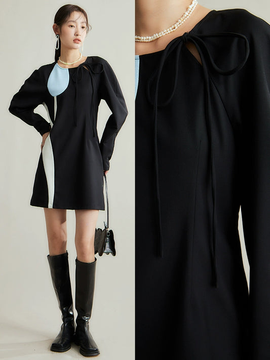 Vestido de cordón de tulipán azul claro