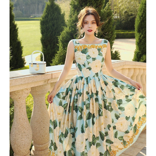 Juliet French Retro Waist Dress