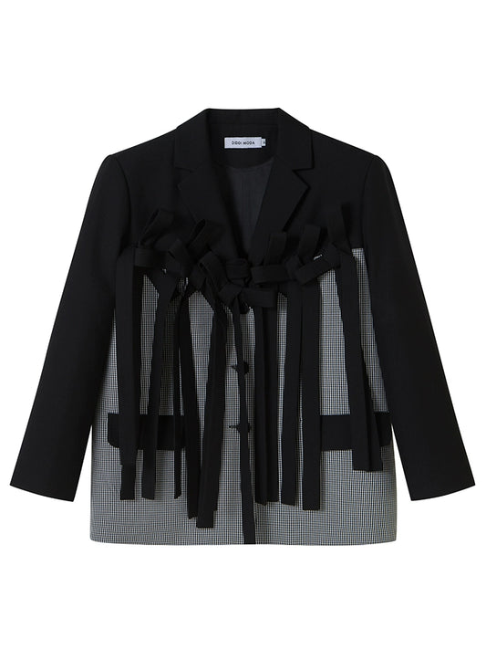 الطبقات القلبية -معطف عقدة القوس من الفتيات