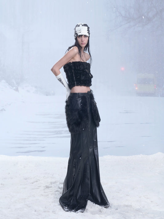 أرضية تتسابق السراويل الجلدية غير الرسمية