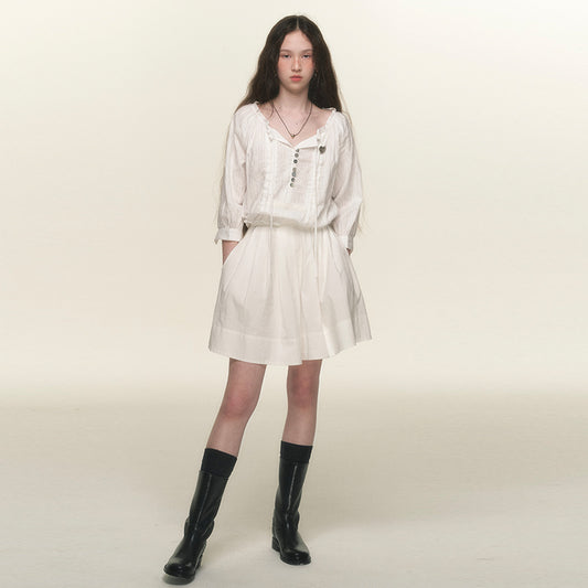 Forest Style A-Line Skirt