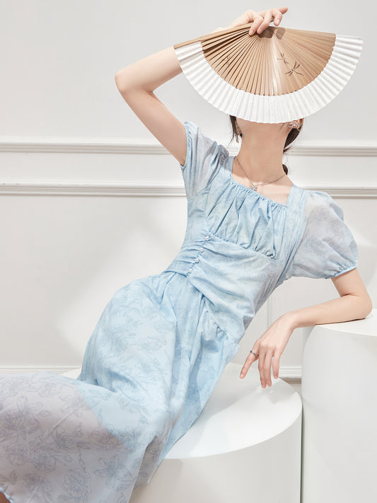 Green Vintage Tea Dress