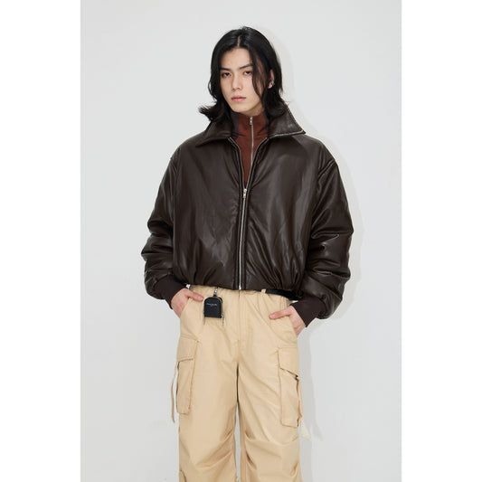 Combinación de colores retro - Chaqueta corta con hombros