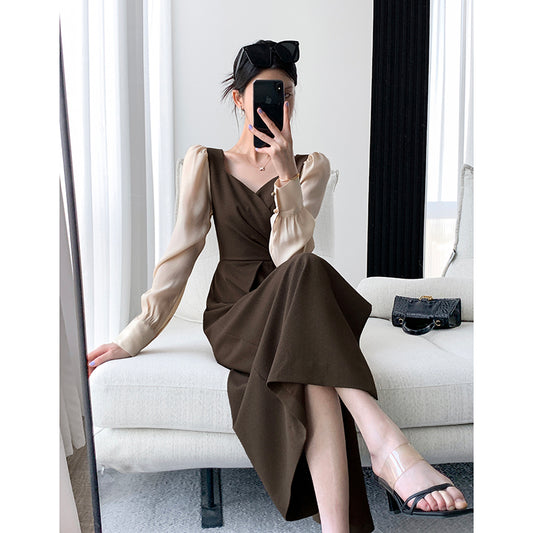 French Retro Long Skirt