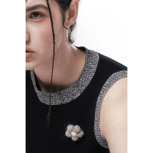 Fancy Knitted Set: Tank & Skirt