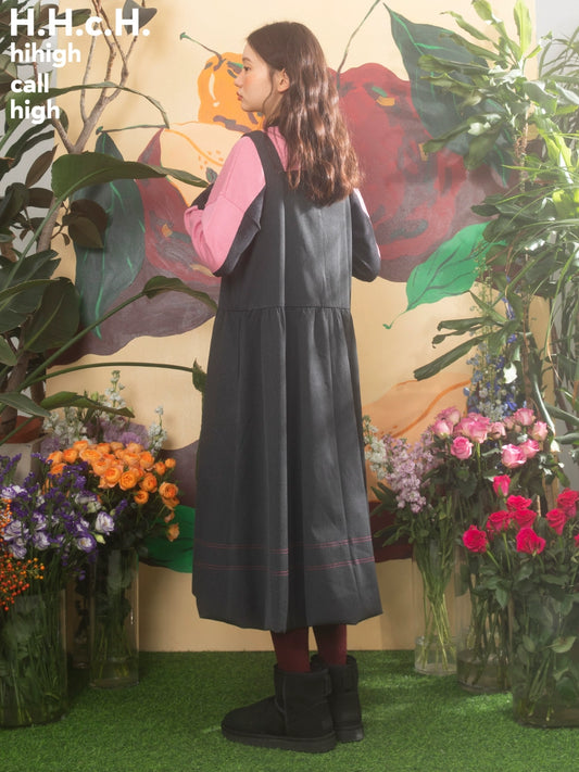 Cherry Blossom: jupe de sangle de contraste de nuage