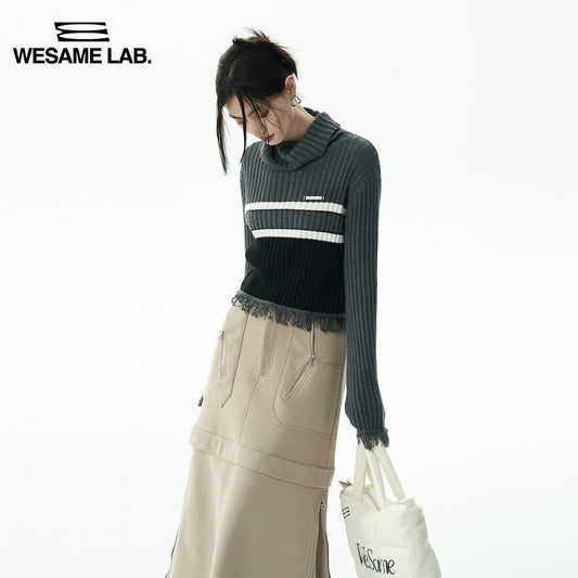 오리지널 틈새 디자인은 패치 워크가있는 대조적 인 줄무늬처럼 느낍니다.