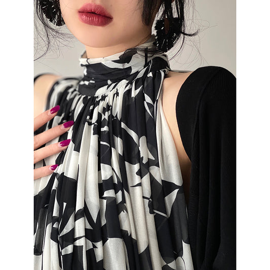 Spring Sleeveless Maxi Skirt