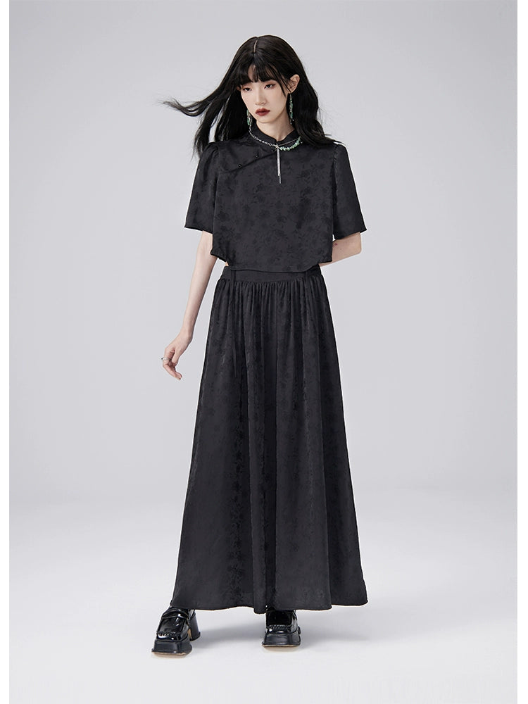 مجموعة التنورة الصيفية المكونة من قطعة