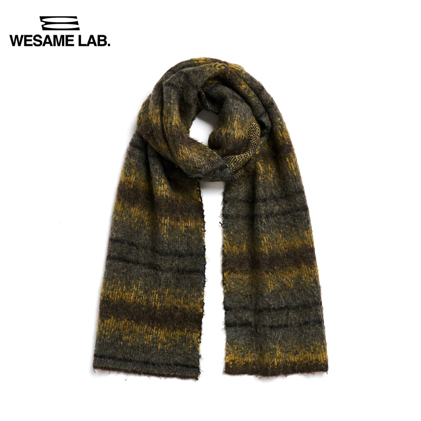 오리지널 가을/겨울 패션 다목적 구배 대비 줄무늬 부드럽고 섬세한 긴 스카프