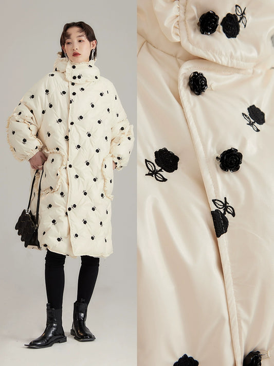 تروفش روز بطة أسفل معطف