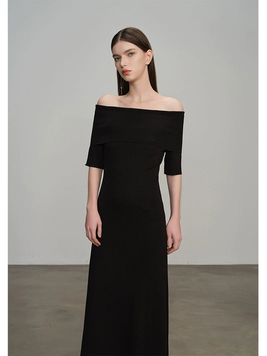 فستان كتف واحد أنيقة