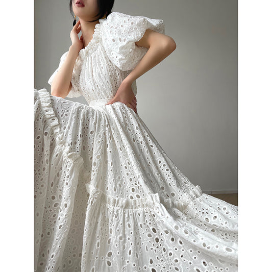 Lace Top & Long Skirt Set