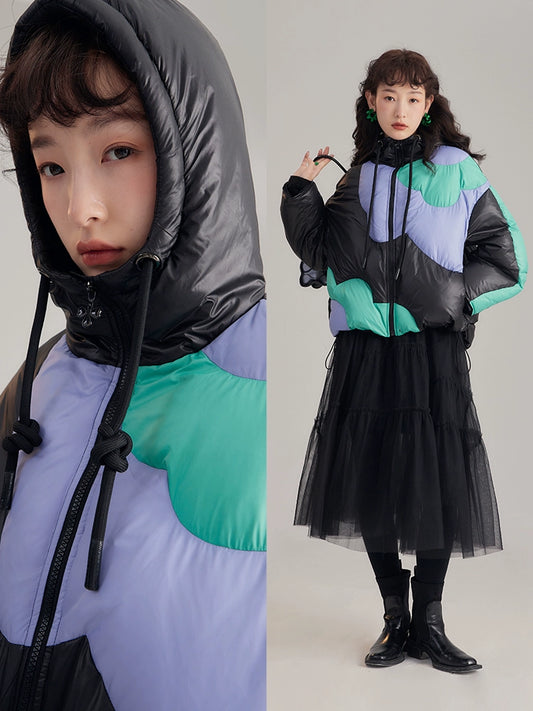 Tu 90 chaqueta de pato blanco