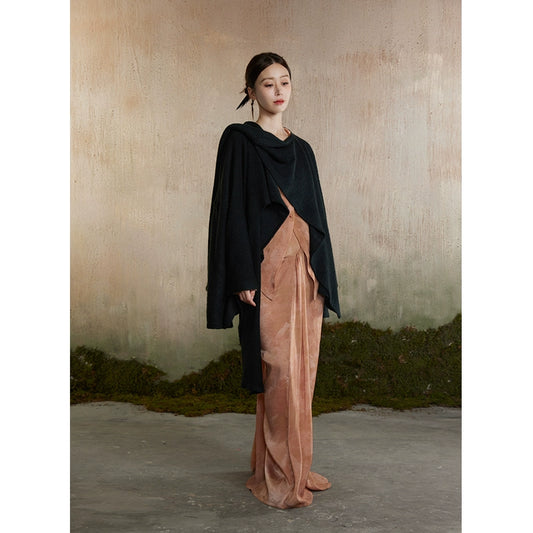 Зима толстая шерсть ленивый кардиганский свитер