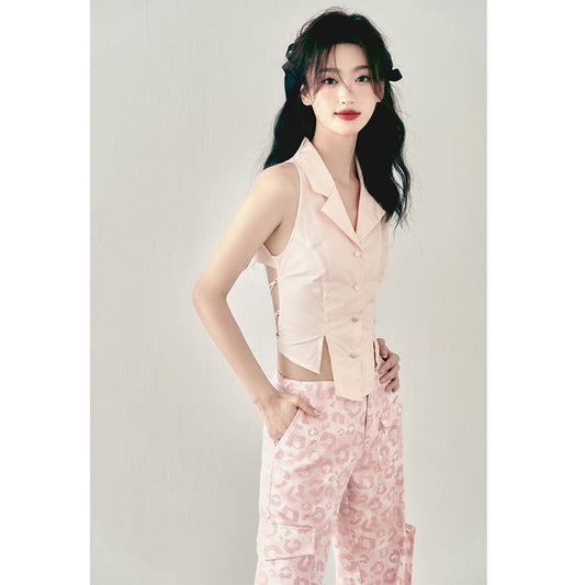 Pink Off Shoulder Strap Top