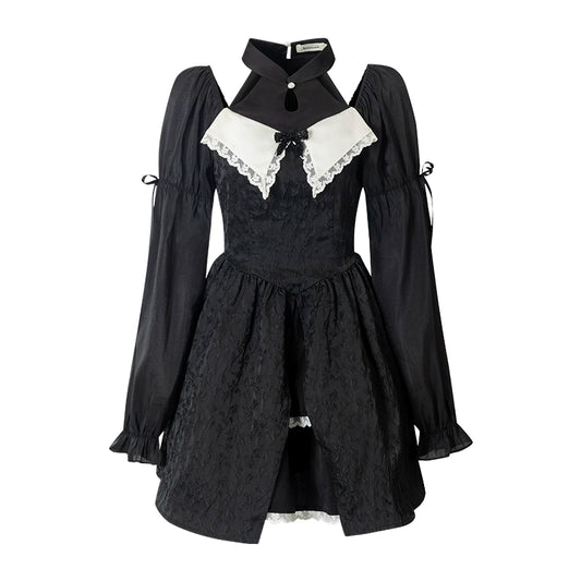 Black Cherry Qipao Dress