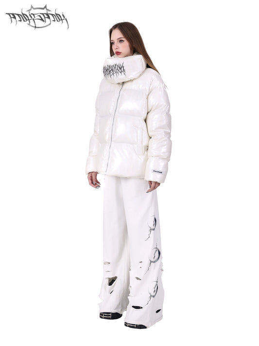 High Neck Spicy Girl Cotton Coat