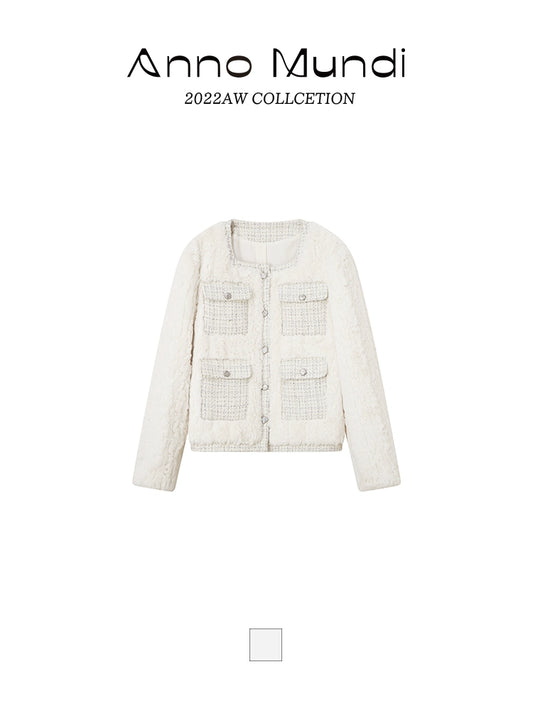 Multi Pocket Plush Coat