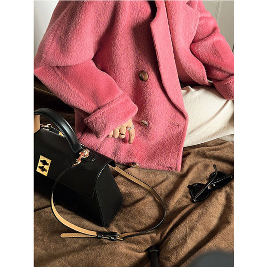 Double-Breasted Cashmere Coat