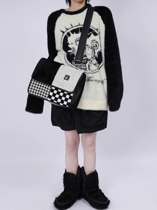 Y2K Splice Crossbody Backpack