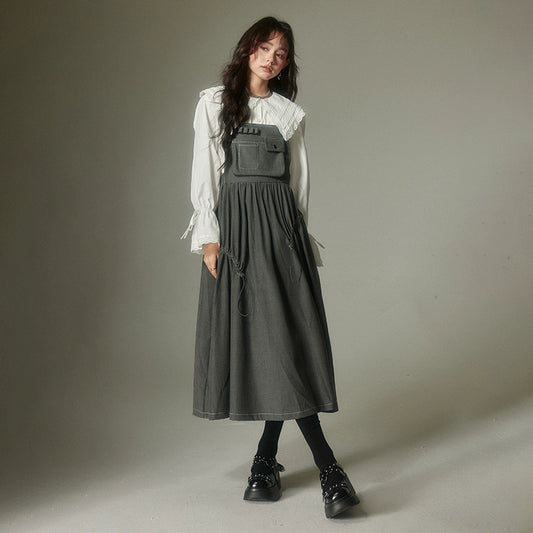 حزام الرباط -تنورة طويلة الخصر