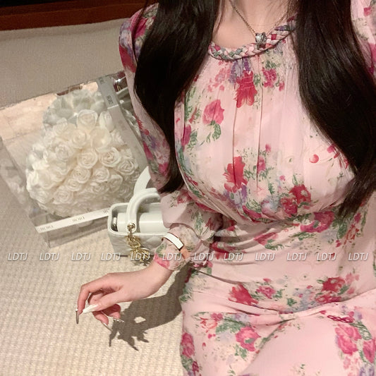 Elegant Floral Maxi Dress