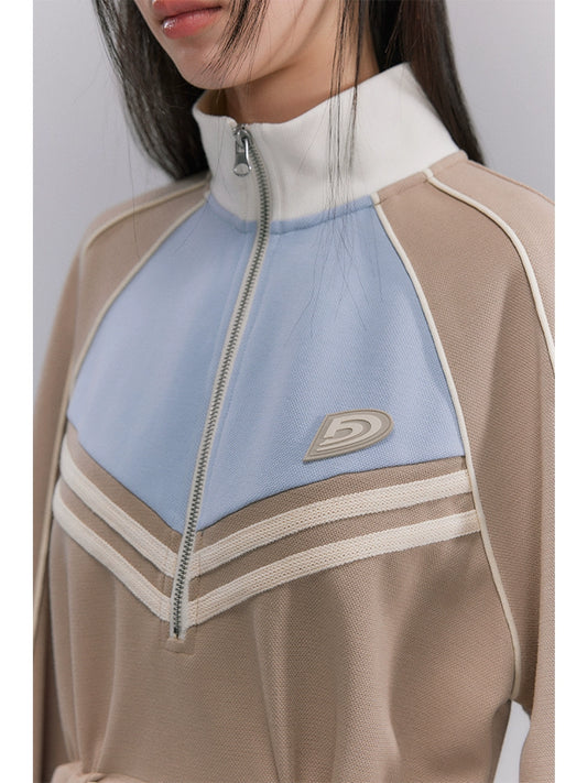 كتلة اللون -فستان قصير