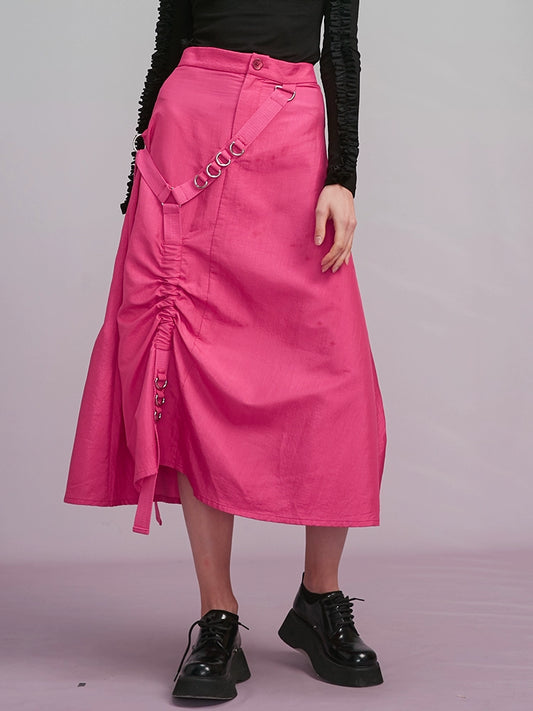 حافة الشرير -تنورة عالي الخصر