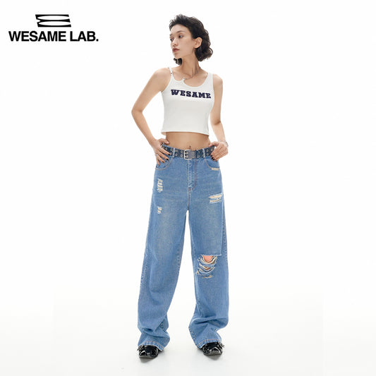 22S/S ORIGINAL NICHE DESIGN COLLARBONE 최고 패션 슬림 한 피팅 편지 여성을위한 Camisole