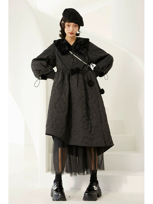 بيج أزهار -فستان قطني زهرة سلي