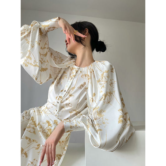 French Retro Top + Midi Skirt