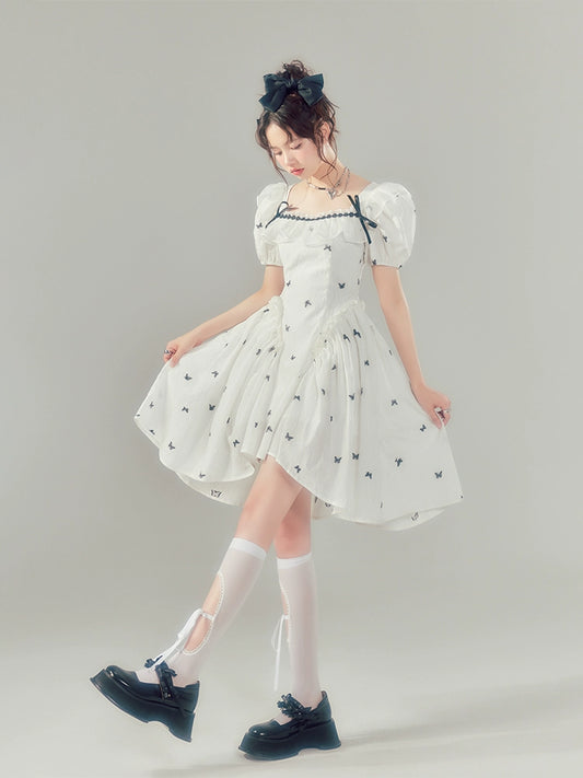 الفقاعة تنام الفرنسية -فستان طويل أوناق